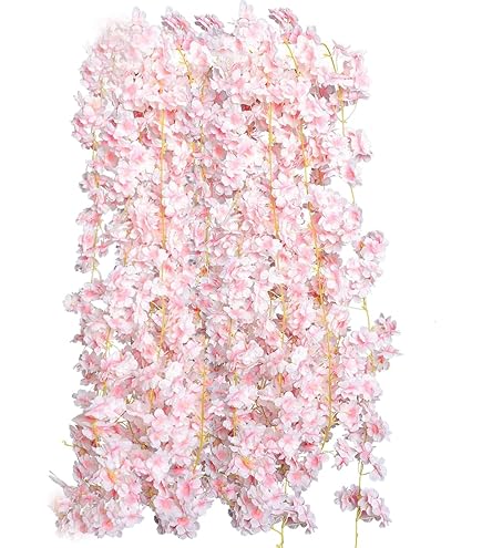 桜ガーランド 180cm 7本セット サクラアレンジメント 桜造花 春インテリア Amazon｜桜 造花 ガーランド 180cm 吊り下げ 135頭花 2本 4本 6本入り